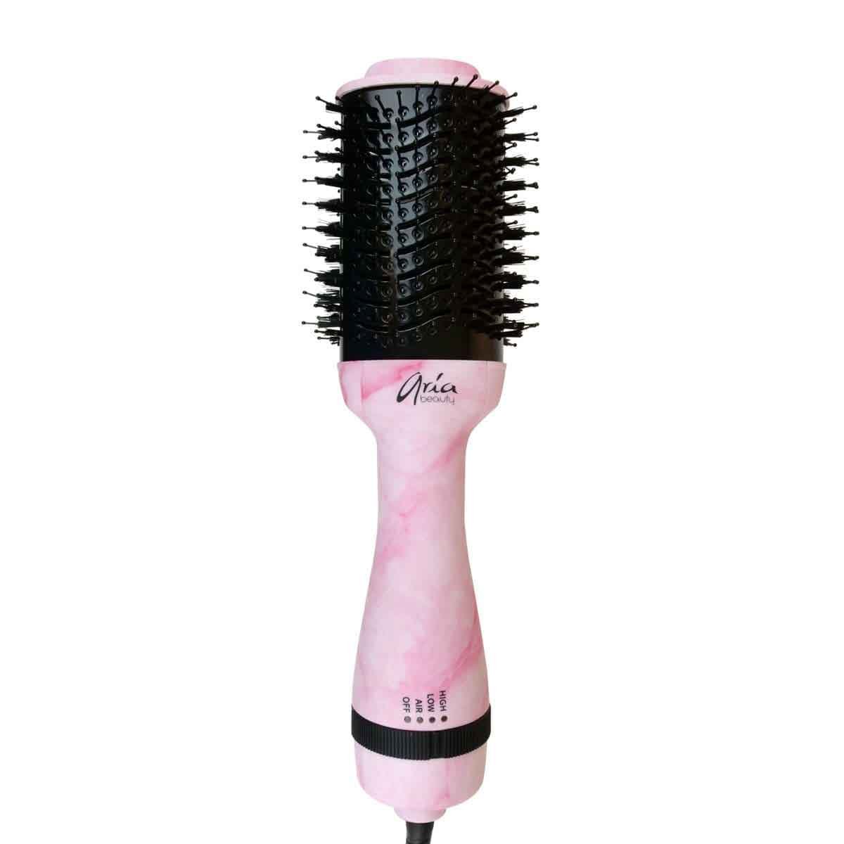 GEM Pink Hot Air Blowout Brush Dry Style & Add Volume with 3 Ceramic  Barrel