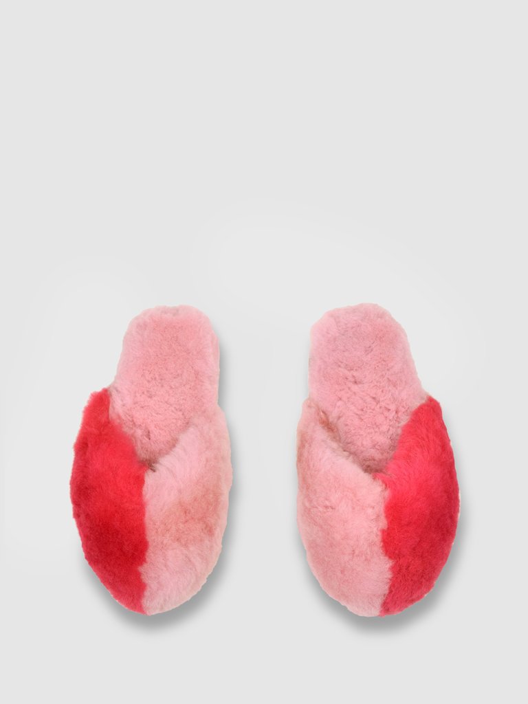 Leni Alpaca Slipper Pink