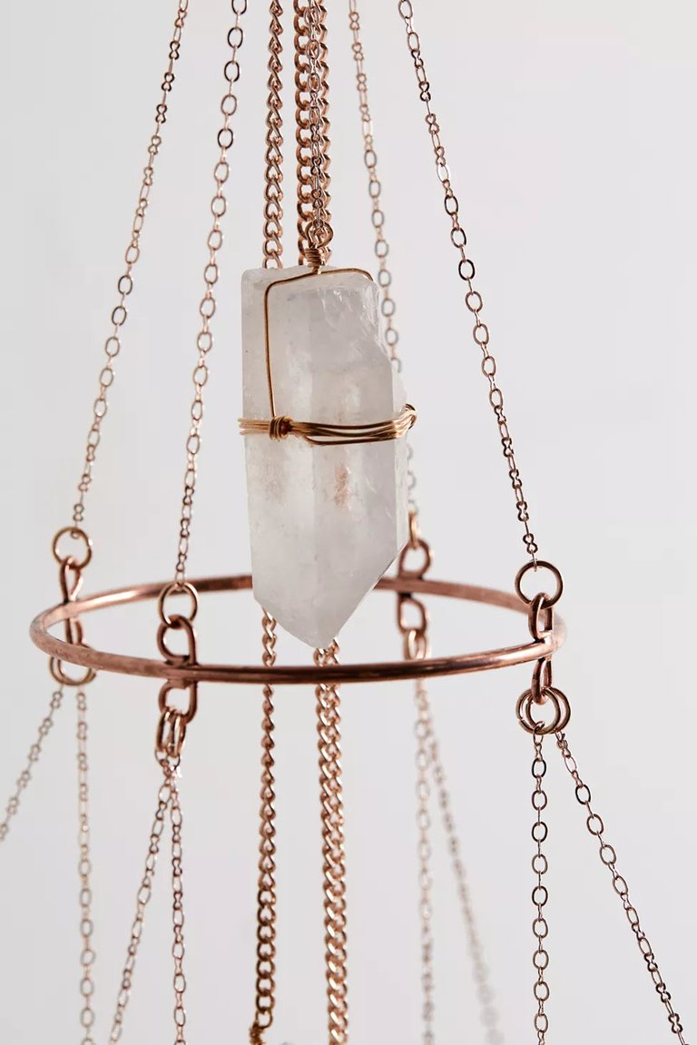 Aura Quartz Healing Crystal Chandelier