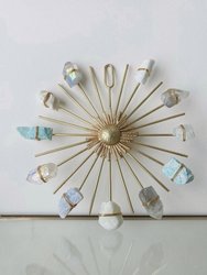 Beach Vibes Sunburst Healing Crystal Grid