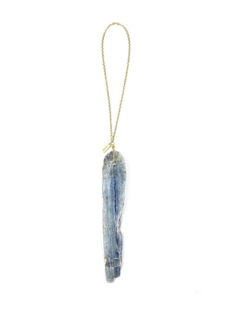 Blue Kyanite Ornament - Blue