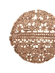 Cast Lace Coaster - Rose Gold