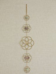 Crystal Grid Flower of Life Wall Hanging