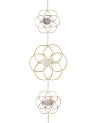 Crystal Grid Flower of Life Wall Hanging