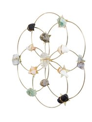 Crystal Grid - Healing Crystal Wall Decor - Flower Of Life - Large