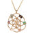 Crystal Grid Necklace - Gold