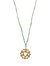 Delicate Chakra Thread Necklace - Heart - Green
