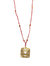 Delicate Chakra Thread Necklace - Root - Red