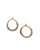 Delicate Rough Diamond Hoop Earrings