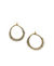 Delicate Rough Diamond Hoop Earrings