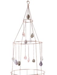 Ethereal Mixed Healing Crystal Chandelier