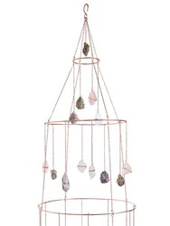 Ethereal Mixed Healing Crystal Chandelier