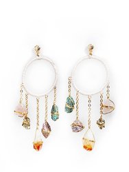 Healing Crystal Garland Earrings