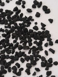 Healing Crystal Necklace – Small Round Shaker Locket - Black Shungite