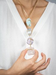 Healing Crystal Statement Necklace