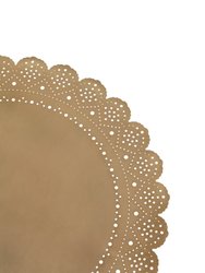 Lace Doily Metal Placemat Charger