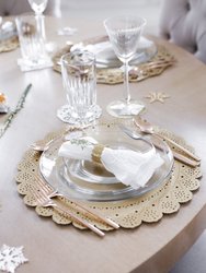 Lace Doily Metal Placemat Charger