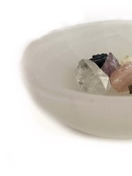 Large Polished Selenite Charging Crystal Bowl