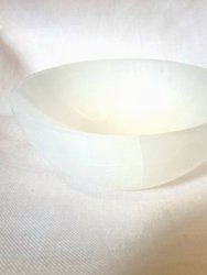 Large Polished Selenite Charging Crystal Bowl