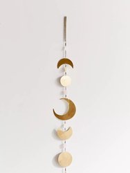 Moon Phase Wall Hanging - Gold