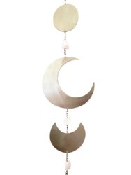 Moon Phase Wall Hanging - Silver