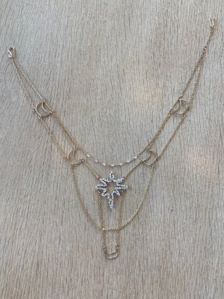 North Star Celestial Herkimer Diamond Necklace