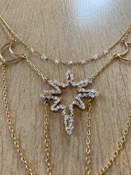 North Star Celestial Herkimer Diamond Necklace