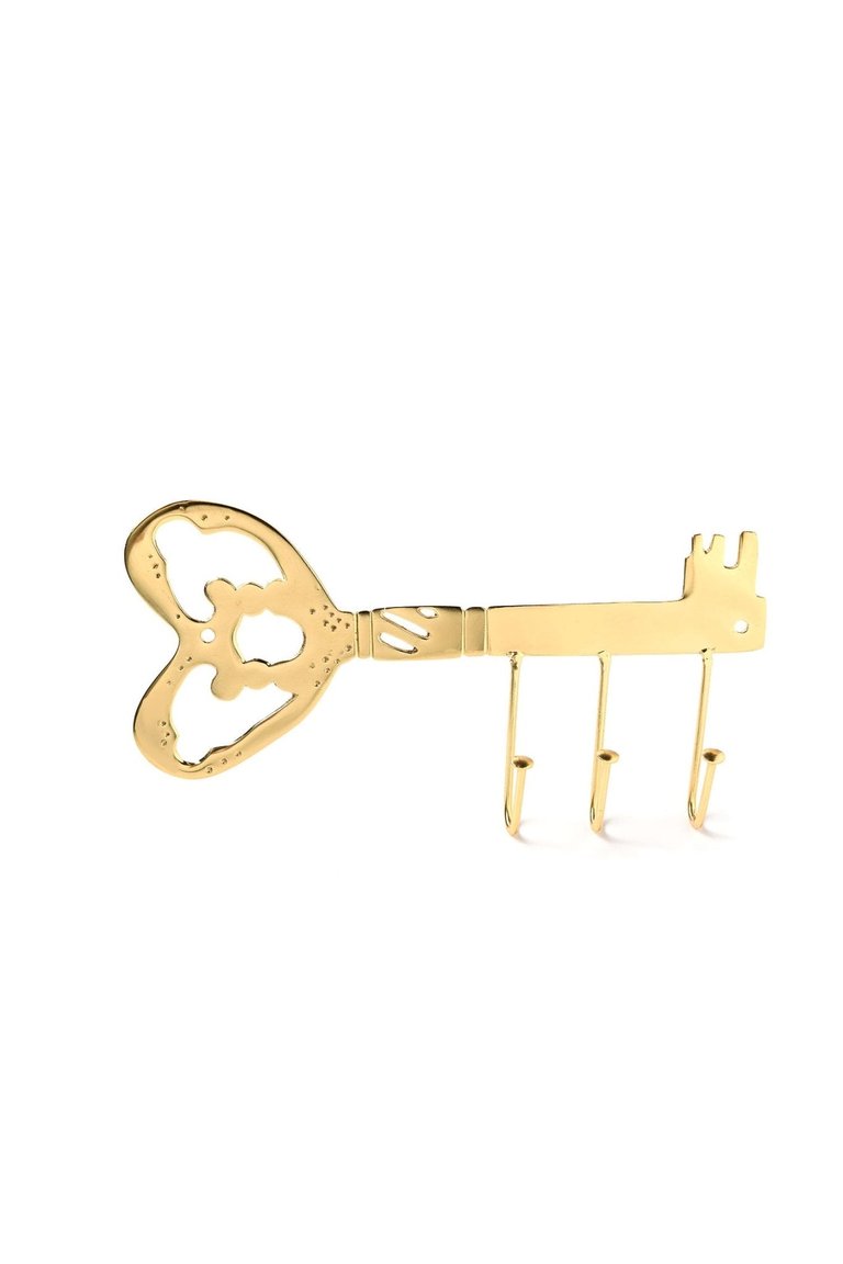 Parisian Key Wall Hook - Gold