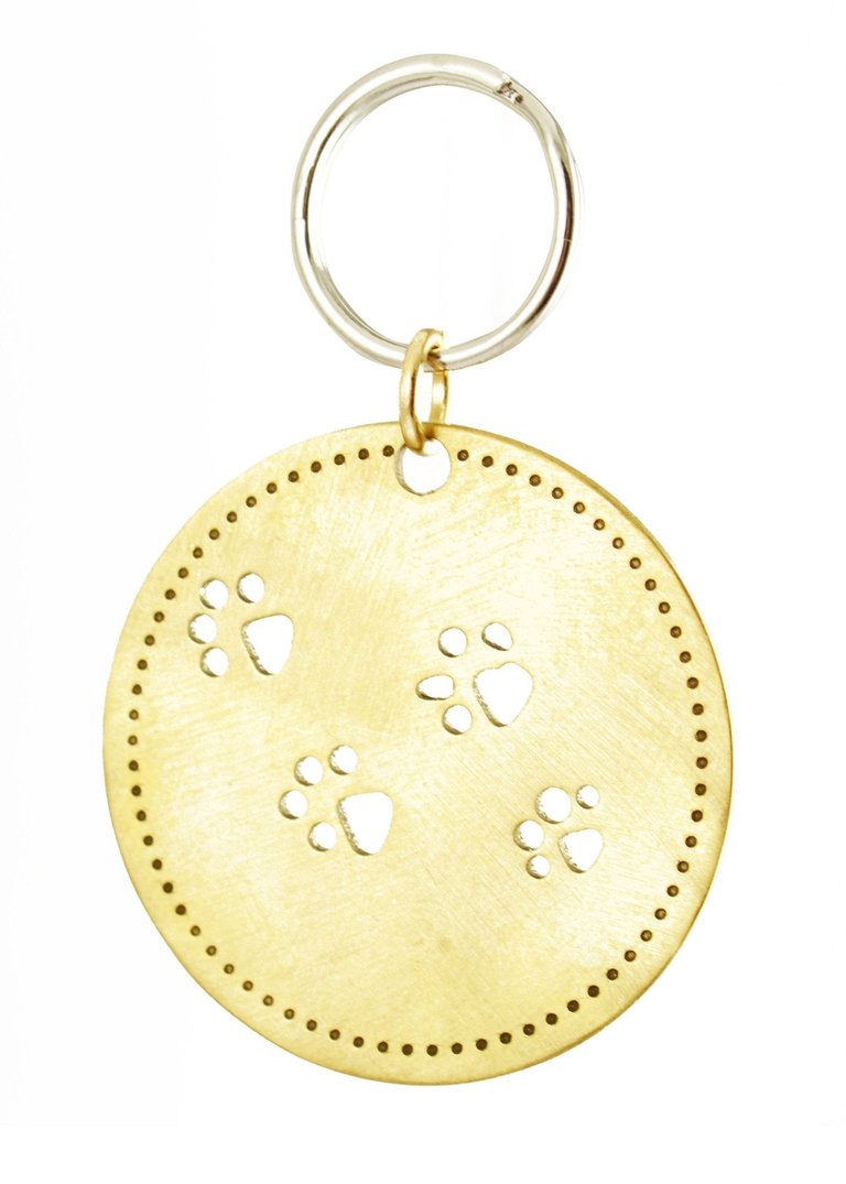 Pet Collar Charm  – Large - Gold