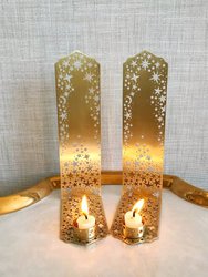 Reflective Twinkling Star Candle Holder