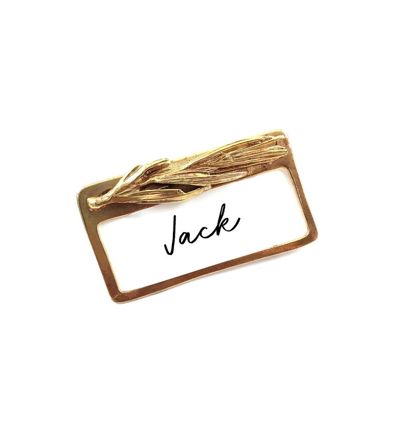 Rosemary - Place Card Holder - gold