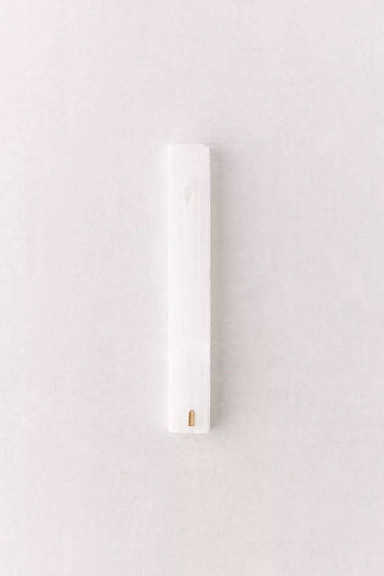 Selenite Incense Holder