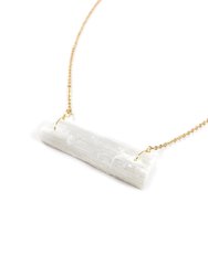 Selenite Necklace