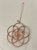 Single Crystal Grid Flower Of Life Ornament - Rose Gold