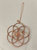 Single Crystal Grid Flower Of Life Ornament - Silver