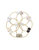 Small Flower of Life Healing Crystal Grid - Gold