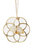 Super Mini Grid Flower Of Life Ornament Citrine - Gold