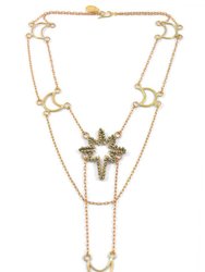 The North Star Celestial Necklace - Gold