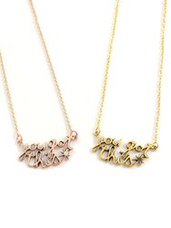 You Got This Necklace - Rose Gold