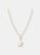 Bezel-Set Diamond Star Necklace - Yellow