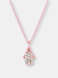 Diamond Hamsa Necklace (Small)