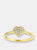 Diamond Heart Ring - Yellow Gold