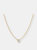 Diamond Solitaire Necklace - Yellow Gold