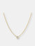 Diamond Solitaire Necklace - Yellow Gold