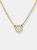 Diamond Solitaire With Pave Diamonds Necklace