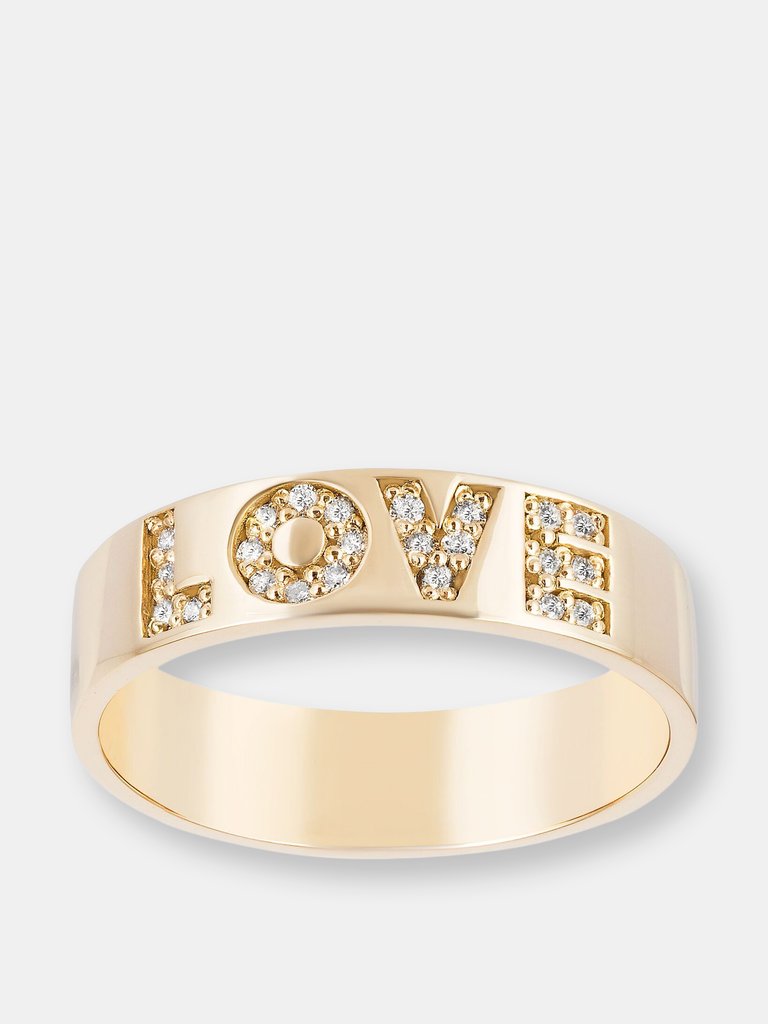 Mini LOVE Cigar Band - Rose Gold