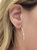 Single Diamond Hoop Earrings
