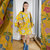 Yellow Jacquard Good Luck Dress