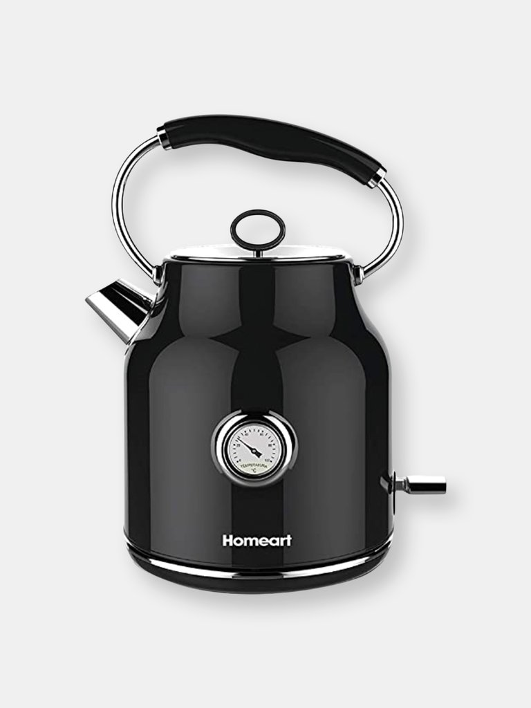 Homeart Retro Gauge Kettle - Black