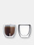 Mycoffee Double Wall Coffee Glasses (Set of 2, 8.5 Fl Oz)
